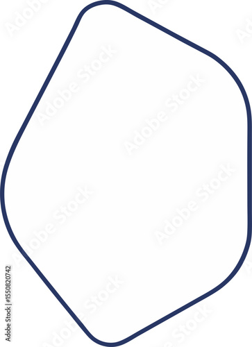 vector illustration of a blank sign