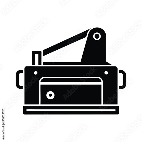 Belt sander vector silhouette icon