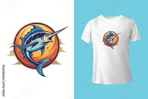 fishing illustration holiday graphic lake design mountains badge outdoor vintage adventure