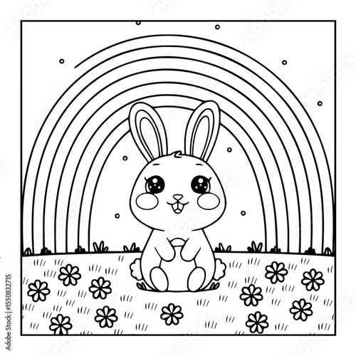 Vector illustration of color pages