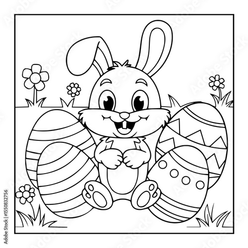 Vector illustration of color pages