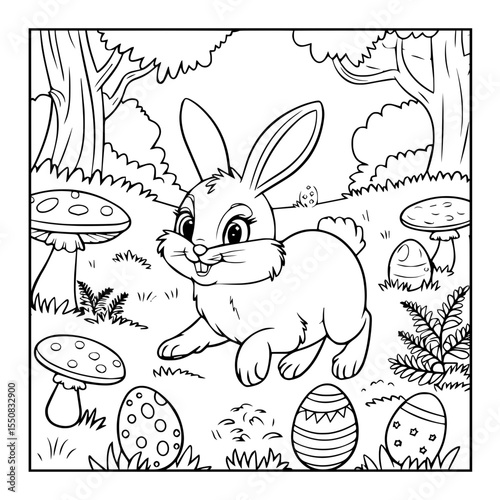 Vector illustration of color pages