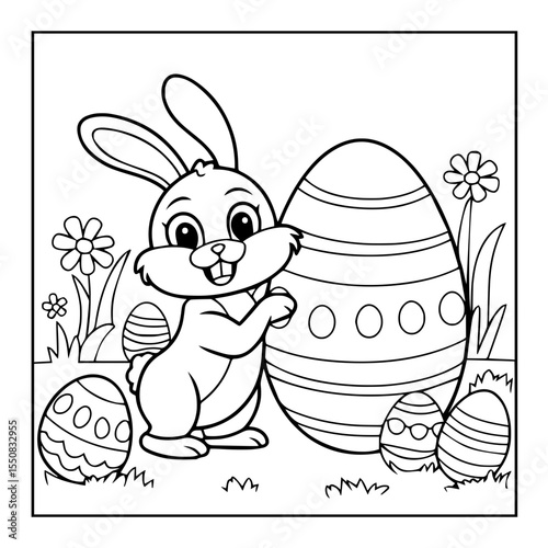 Vector illustration of color pages