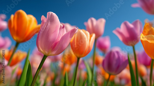 red and yellow tulips