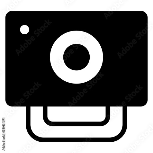 Webcam black icon