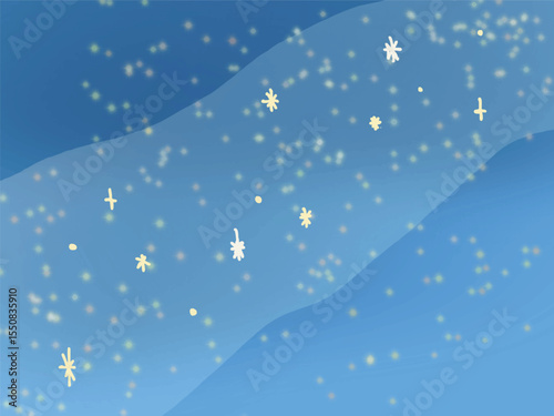 A Milky Way landscape with sparkling stars