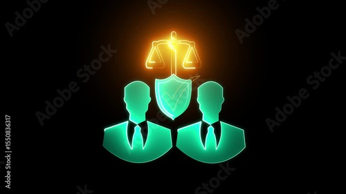 Corporate Ethics & Responsibility Icon | Integrity and Fair Practice Symbol