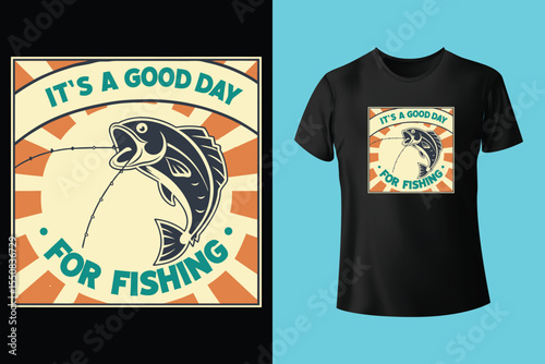You can't buy happiness but you can go fishing T-Shirt Design