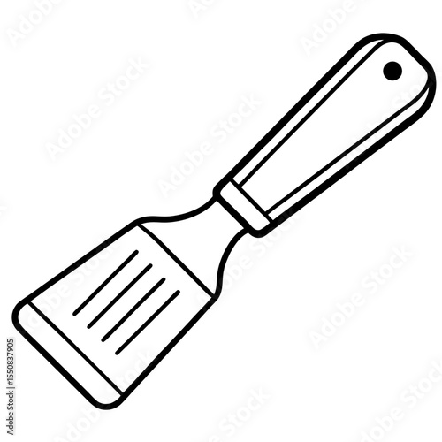 Minimal Putty Knife Icon