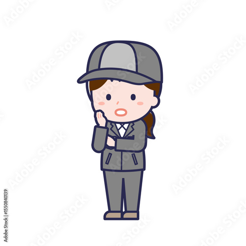 工場作業員／ななめ／女性 20