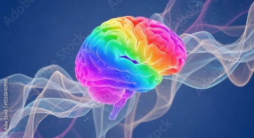 Visualizing the Spectrum of Human Thought and Emotion as Abstract Waves of Energy Emanating from the Brain