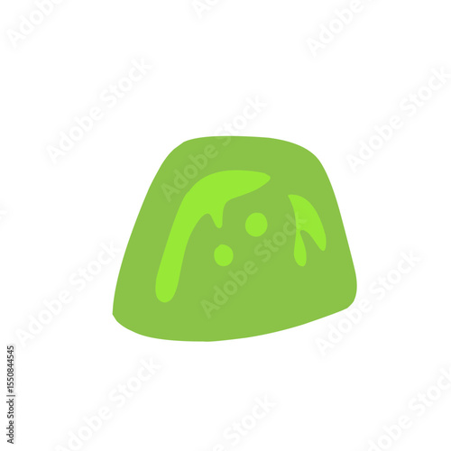 green jelly vector