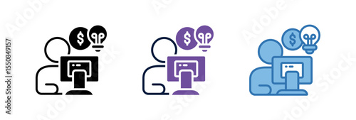 Online Business Ideas Icon