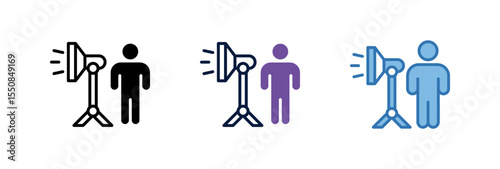 Studio Lighting Setup Icon