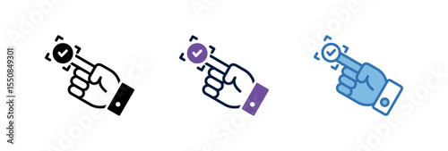 One Click Approval Icon
