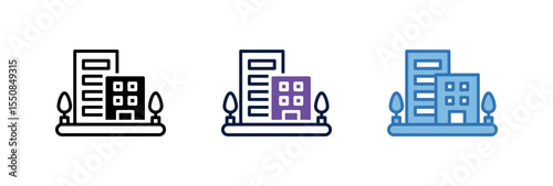 Corporate Buildings Icon