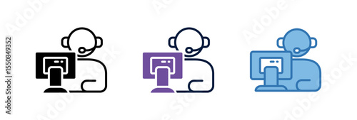 Call Center Operator Icon