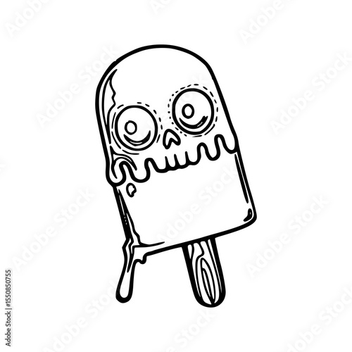 Halloween skull treat 