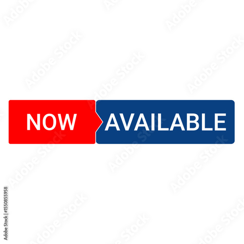Now Available Label Vector Badge Design Illustration