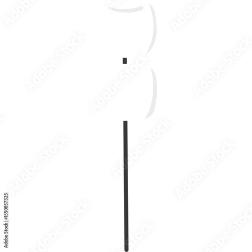 Marshmallow stick clipart