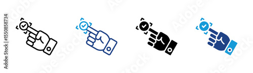 One Click Approval Icon