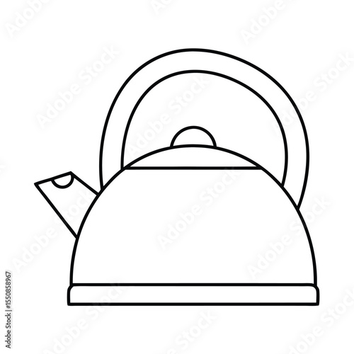 vector illustration of a silver bell