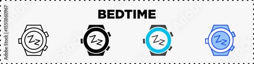 Bedtime Icon Pack Line Glyph