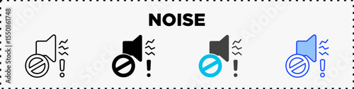 Noise Icon Pack Line Glyph