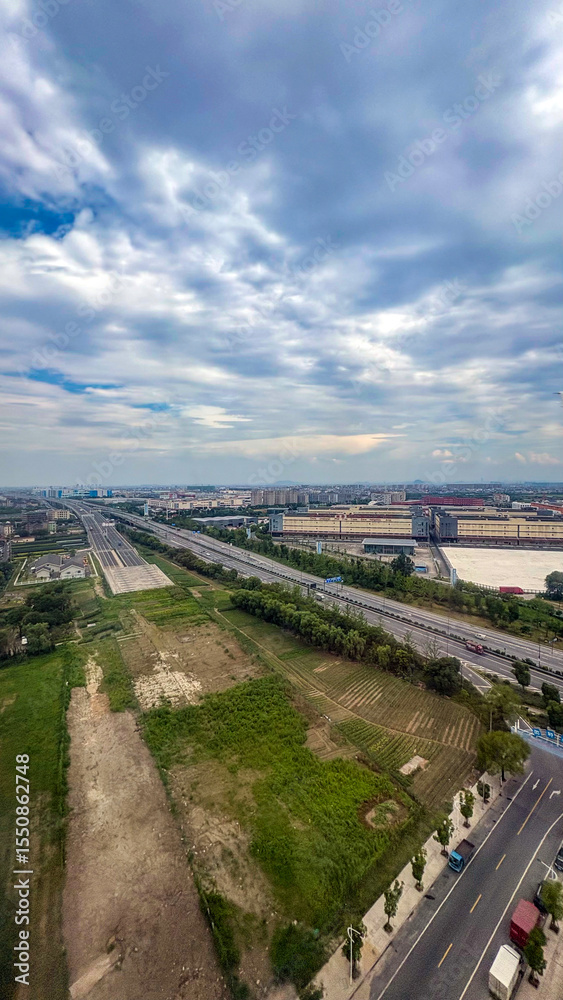 Obraz premium railway in the countryside