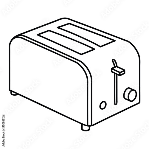 toaster vector illustration