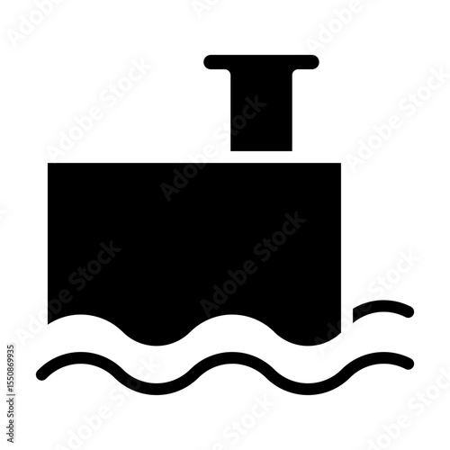 Pier Glyph Icon