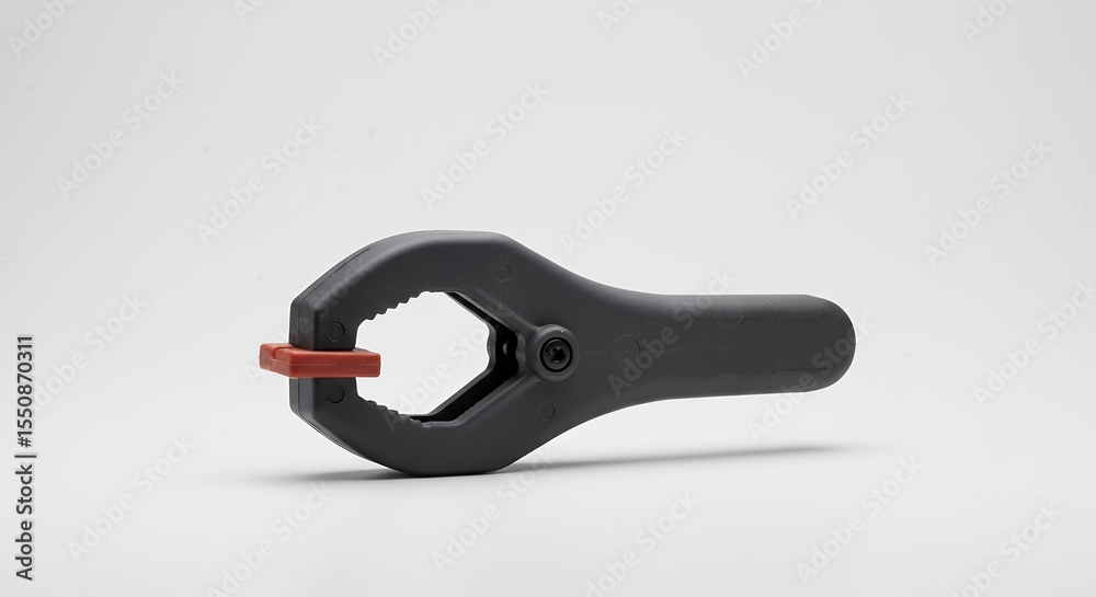 Obraz premium Gray clamp tool close up