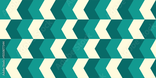 Abstract geometric seamless pattern with diamond shape in dark n light green on white background.Vector illustration.For masculine shirt lady dress textile cover wallpaper all over print