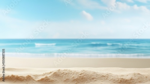 Fine white sand wave texture closeup