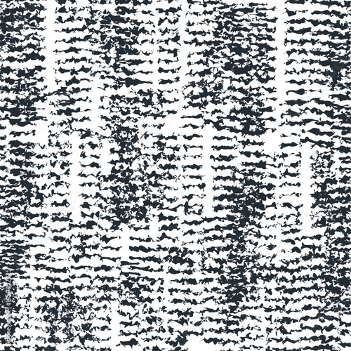 A noisy texture with horizontal ribbed shapes. The art is a bit like a dirty fingerprint or a seabed with a wavy surface.