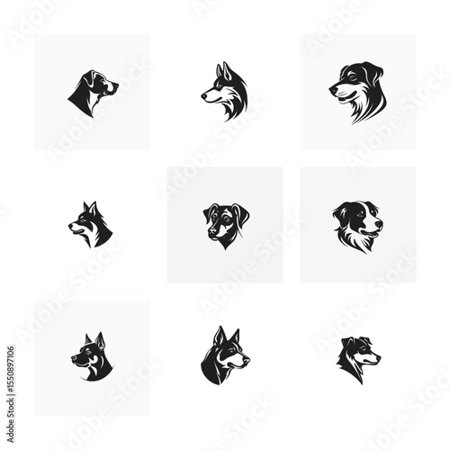 Canine Portraits: A curated collection of stylized dog portraits, showcasing the diverse and distinct personalities of our canine companions.