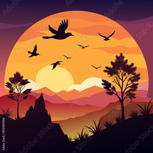 Abstract vector background colors with dynamic effect