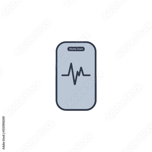 Mobile Heart Rate Monitoring App Icon Design