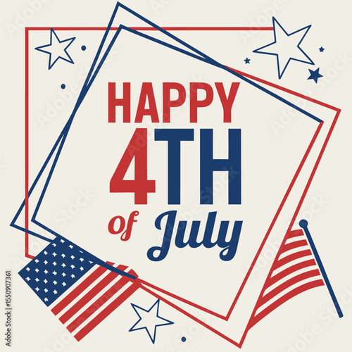 Festive 4th of July Celebration Graphics
