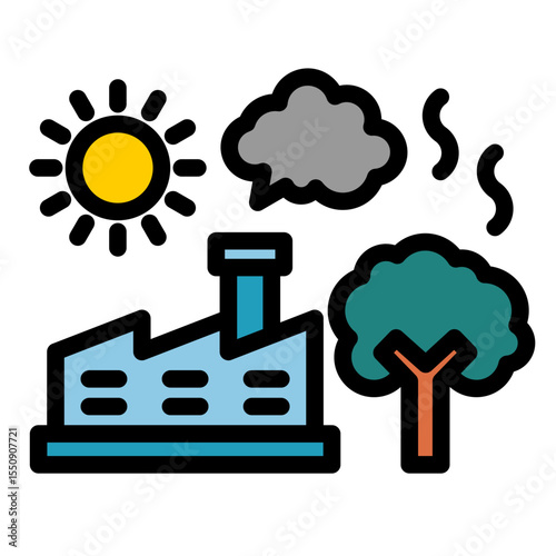Air Pollution Icon