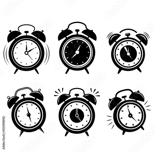 alarm clock vector illustration