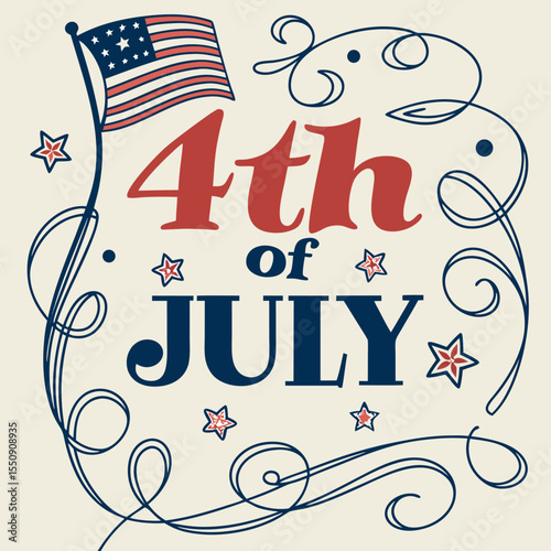 Festive 4th of July Celebration Graphics