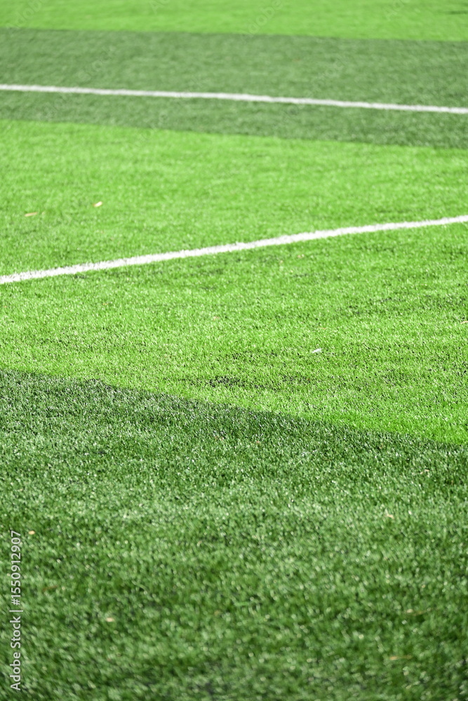 Obraz premium artificial green grass background for playground