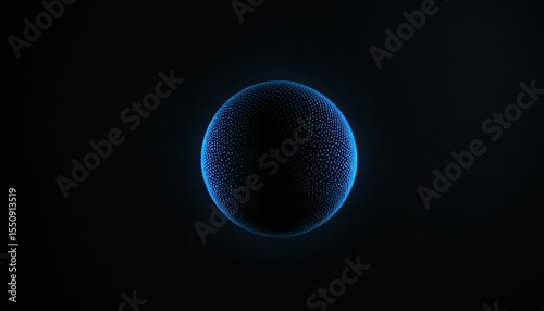 Sphere shield protect in abstract style virus protection bubble sphere lines technology background magic orb vector illustration
4