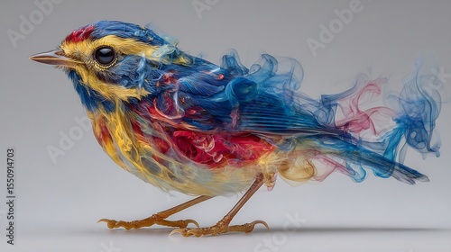 Chromatic Avian: A Symphony of Color and Form