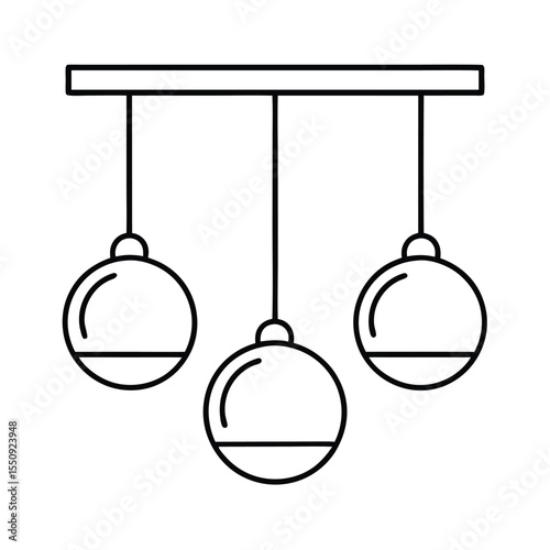 christmas balls with ribbon