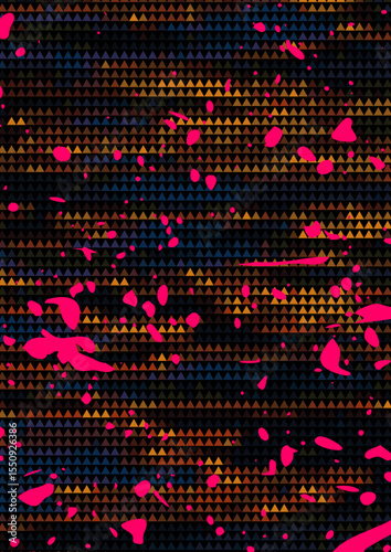 Street Graffiti Background for Jersey Printing Design, Abstract Spray Texture Repeat Pattern - Sportswear Fabric Template