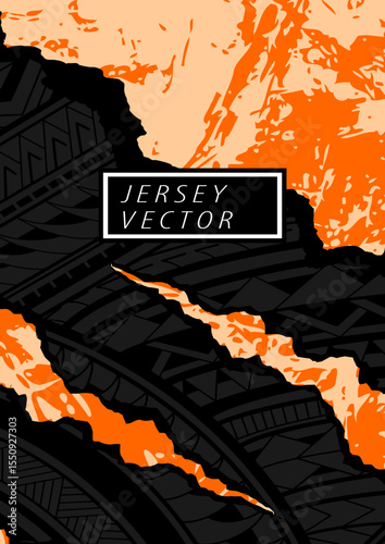 Street Graffiti Background for Jersey Printing Design, Abstract Spray Texture Repeat Pattern - Sportswear Fabric Template