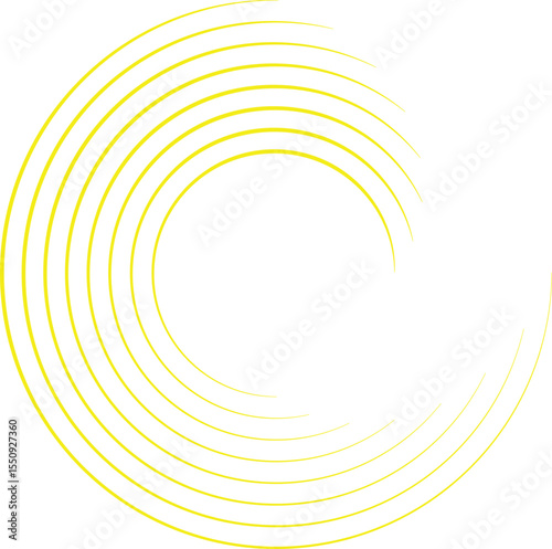 Abstract background vector design: a vibrant, futuristic pattern of swirling circles and dynamic lines creating a sense of depth and technology