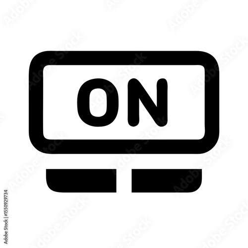 On air broadcast sign icon symbol
